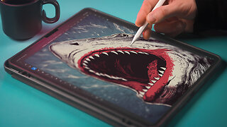 Drawing a Shark - Time-Lapse