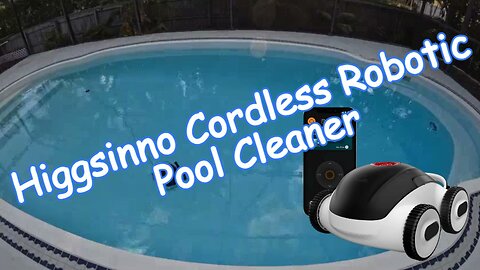 Higgsinno ezSpirit01 Cordless Robotic Pool Cleaner, Quick Review