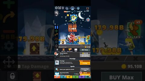 Tap titans: gameplay with auto-clicker 2