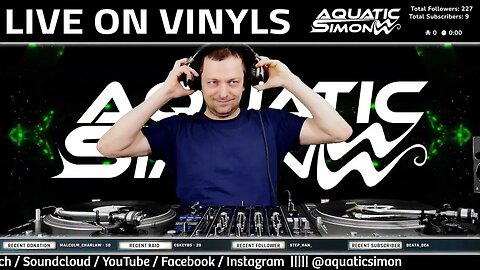 Aquatic Simon LIVE on VINYLS - off-the-cuff night - 4/02/2023