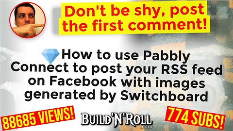 💎 How to use Pabbly Connect to post your RSS feed on Facebook with images generated by Switchboard