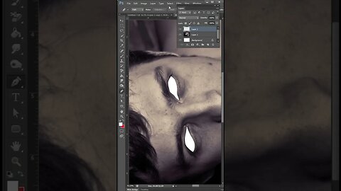 Creat Amazing Detail in the Eye with Photoshop! Amazing Details in the Eye with #photoshop #shorts
