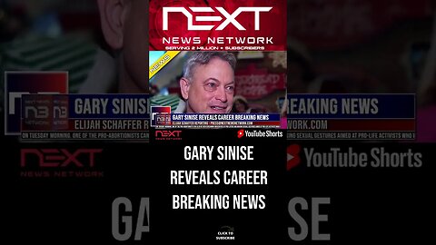 Gary Sinise Reveals Career Breaking News #shorts