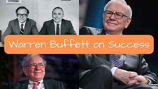 Warren Buffett describes success