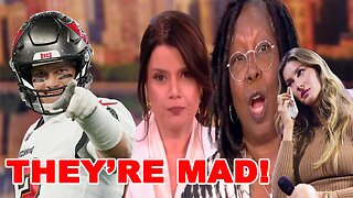 WOKE women of The View LOSE IT! ATTACK Tom Brady for Gisele jokes! Comedy UNDER ATTACK by LEFTISTS!