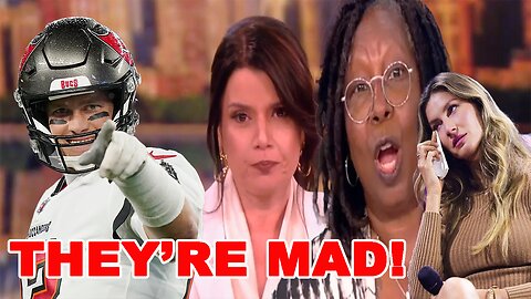 WOKE women of The View LOSE IT! ATTACK Tom Brady for Gisele jokes! Comedy UNDER ATTACK by LEFTISTS!