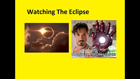 Watching The Eclipse