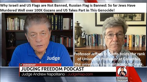 Why Israeli/US Flags are Not Banned, Russian Flag is Banned: So far Jews Have Murdered Well over 100K Gazans and US Takes Part in This Genocide!