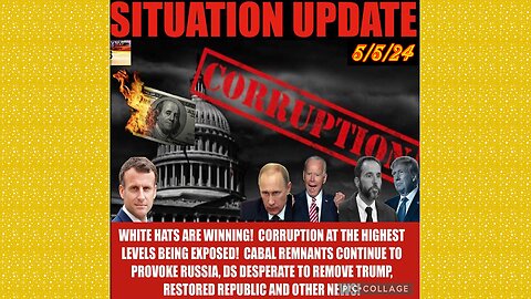 SITUATION UPDATE 5/5/24 - Underground Wars, Fed Reserve, Sex Trafficking, Cabal Exposed, White Hats