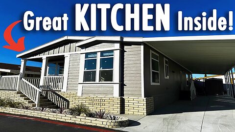 BEST Kitchen Design! Manufactured Home Tour!