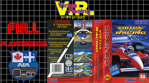 Virtua Racing [Genesis] PBs for Beginner, Medium & Expert [Full Playthrough]