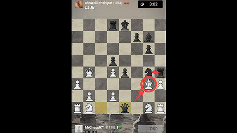 Opponent did huge mistake.