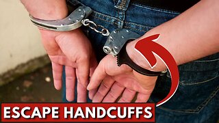 How to Escape From Handcuffs Using a Small Hair Barrette | Jason Hanson