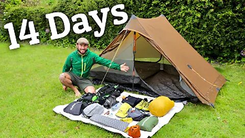 Everything I Need for 14 days in the Wild - Lightweight Backpacking Gear for the Scottish Highlands
