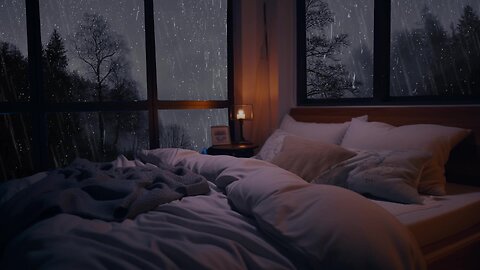 Fall Asleep With The Soothing Sounds Of Rain And Thunder | Study, Relax with Rain Sounds