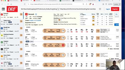 Capping Corner - Kentucky Derby 2024 - Final Exacta Key Wheel