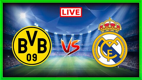 Dortmund vs Real Madrid | Champions League Final | Live Match Commentary 🔴