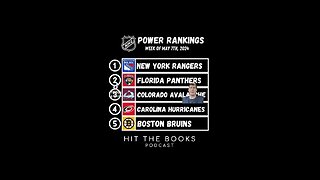 #NHL #PowerRankings #Rangers #Panthers #Avs #Canes #Bruins #HitTheBooks