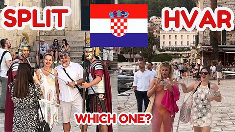 🇭🇷 SPLIT vs HVAR 🤔 which one should YOU visit in Croatia?