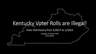 Kentucky Voter Rolls are Illegal