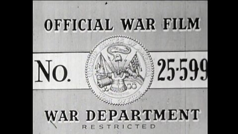 The Arm Behind The Army, United States War Department (1943 Original Black & White Film)