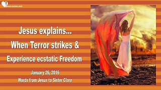 Jan 26, 2016 ❤️ Jesus explains... When Terror strikes and experience ecstatic Freedom... Ron Wyatt and Ark of the Covenant