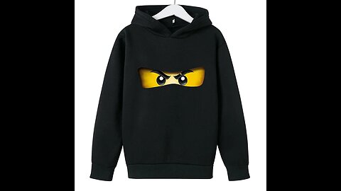 Children's Hoodie Boy Girls' Coat Long Sleeve Ninja Cosplay Sweatshirt