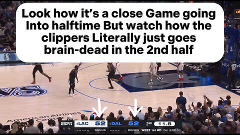 Rigged LA CLIPPERS VS DALLAS MAVERICKS GAME 6 | HOW DO YOU JUST FORGET HOW TO PLAY IN THE 2nd HALF