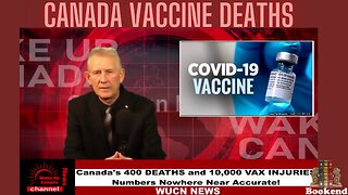 CANADA'S 400 DEATHS AND 10,000 VAX INJURIES - NUMBERS NOWHERE NEAR ACCURATE