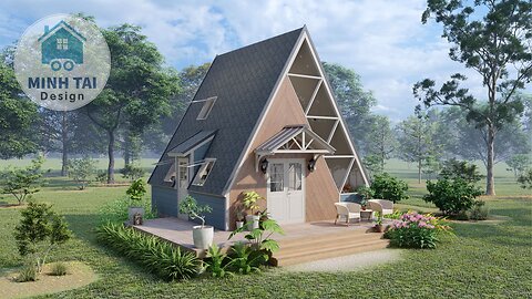 A Frame House Design - Minh Tai Design 43