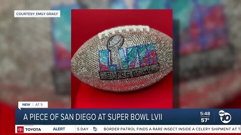 A piece of San Diego made it to Super Bowl LVII
