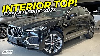 NOVO JAGUAR F-PACE R DYNAMIC SE HÍBRIDO 2023 COM INTERIOR EXCLUSIVO E MOTOR DE 404 CV CHEGOU!