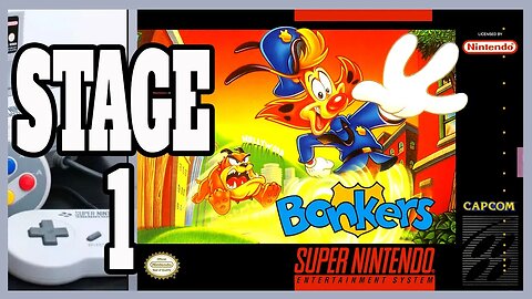 Bonkers (SNES) Stage 1/1 - A Mansão