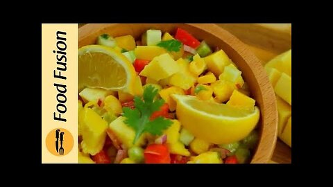 Health Mango 🥭 Fussion Salad 🥗 recipe by Food Fussion