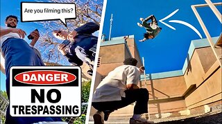 Rooftop Parkour Training | Los Angeles 🇺🇸