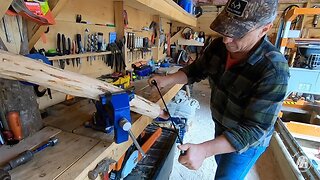 QA7 | WOODWORK | TIMBER FRAME BASICS | BUSHCRAFT SAW HORSES