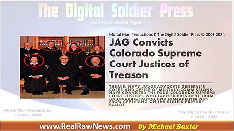 JAG CONVICTS ALL 4 COLORADO SUPREME COURT JUSTICES OF TREASON