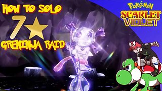 How To Solo 7 Star Greninja Tera Raid Battle Pokemon Scarlet & Violet