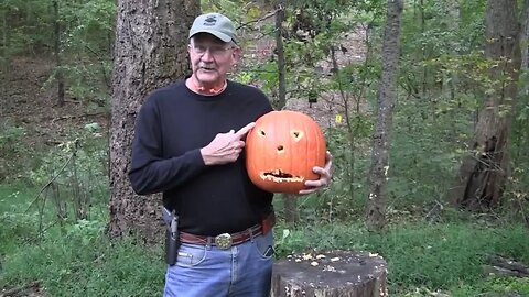 Pumpkin Carving With a Colt 1911