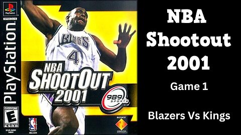 Blazers VS Kings | Season Mode | NBA Shootout 2001 (PS1)