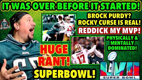 NINERS GET DESTROYED! EAGLES GOING TO SUPERBOWL 57! PURDY GETS CRUSHED! HAASON REDDICK! 31-7! BOOM!