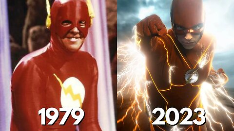 Evolution of The Flash In Movies & TV (1979-2023)