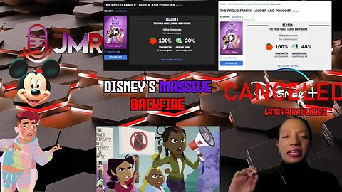 Disney show the proud family OBLITERATED for huge woke propaganda causing hate & divisiveness