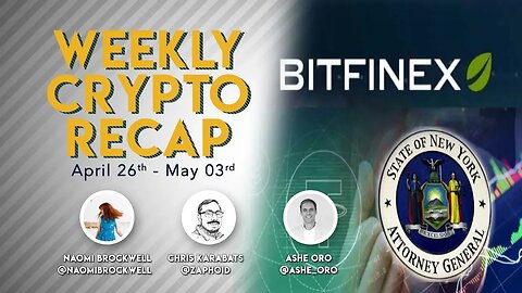 Weekly Crypto Recap: Bitfinex tether coverup, Govt crypto surveillance, and more!