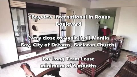 Bayview International in Roxas Boulevard (AVAILABLE FOR LONG TERM LEASE)