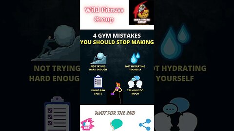 🔥4 gym mistakes you should stop making🔥#shorts🔥#wildfitnessgroup🔥14 February 2023🔥