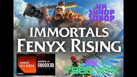 IMMORTALS FELIX RISING Joguinho da pra passar 1 tempo de Boa 5800x3D+RX7900XTX Bora Conferir ?