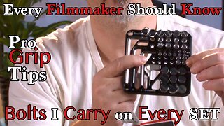 Bolts every Filmmaker and Cinematographer should carry with them ALWAYS.. #smallrig #filmmaking101