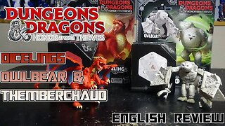 Video Review for Dungeons & Dragons - Dicelings - Owlbear & Themberchaud