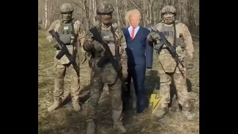 UKRAINIAN SOLDIERS🇺🇦💂‍♀️💂‍♀️💂‍♂️POST CHILLING VIDEO📸THREATENING PRESIDENT TRUMP❤️🇺🇸🏛️💙